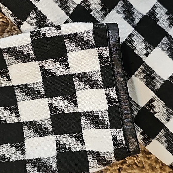 The Limited Houndstooth Open Jacket Duster Pockets Small 4 - Picture 3 of 6